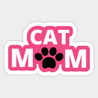 CAT MOM Sticker